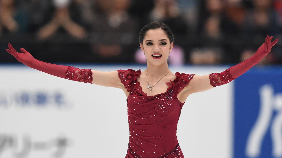 Евгения Медведева на турнире Japan Open 2017