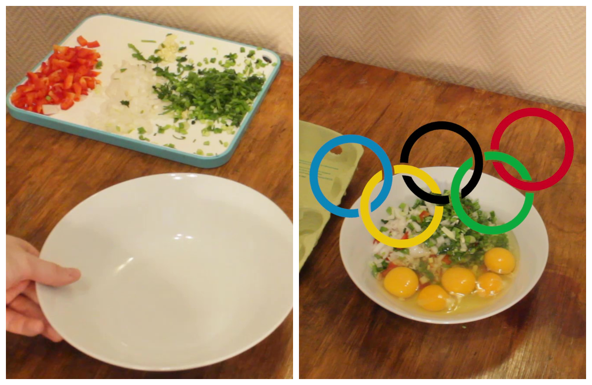 Режем мелко, чтобы и работать с продуктами и кушать их было проще и приятнее