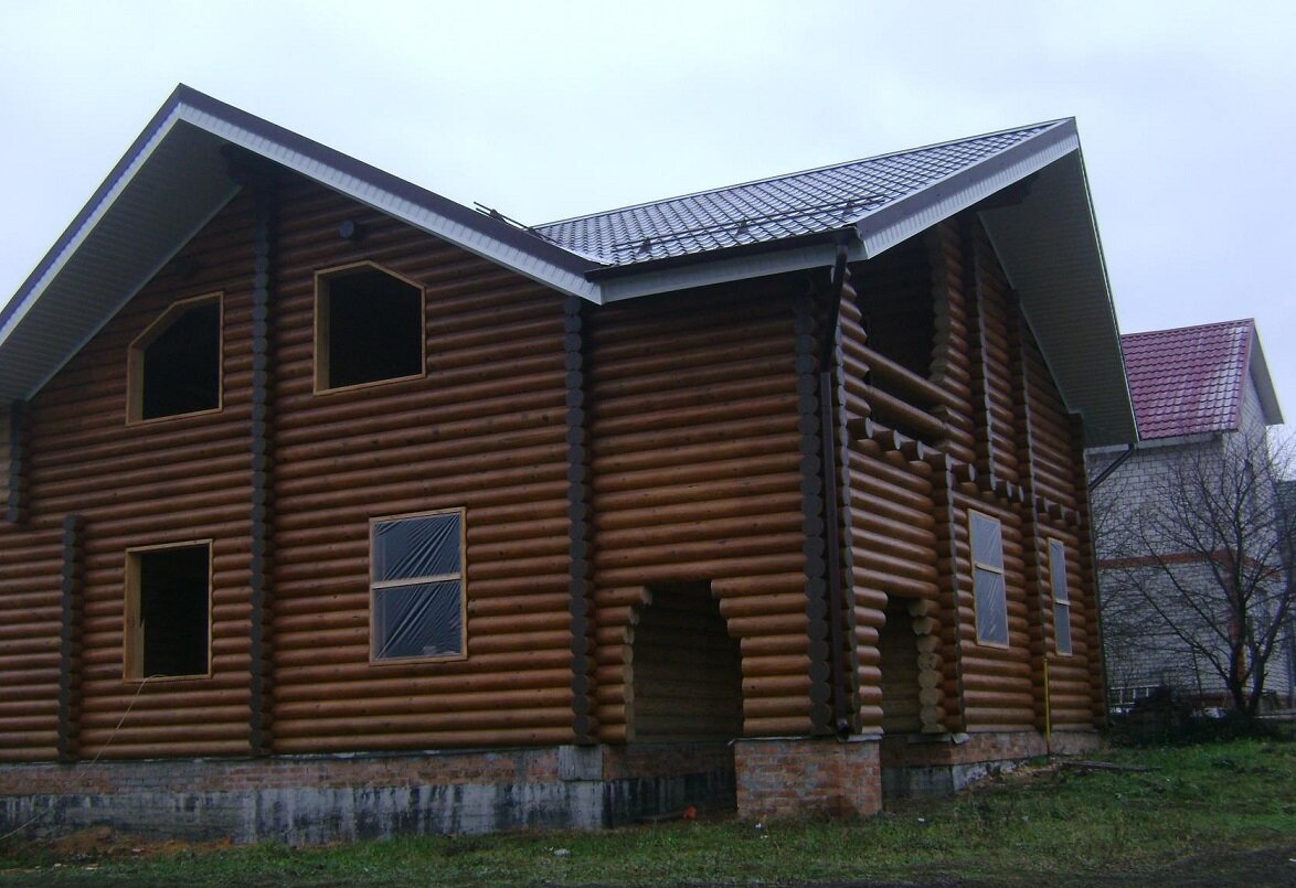 Фото из личного архива. Бревно 24 диаметра.
