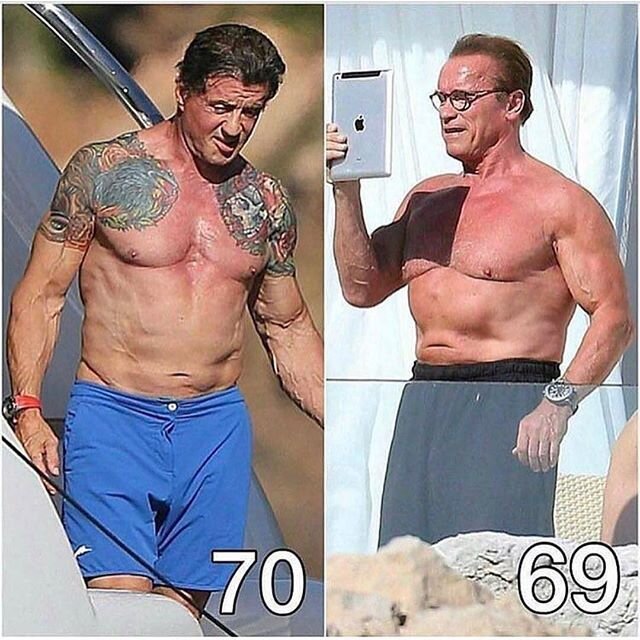 Сталлоне и Шварценеггер