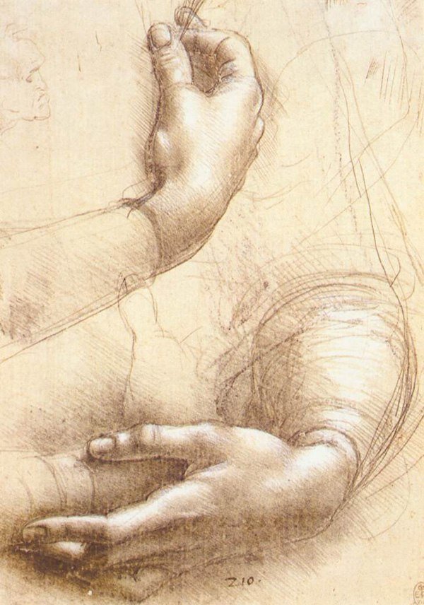 Studio di Mani, Leonardo Da Vinci