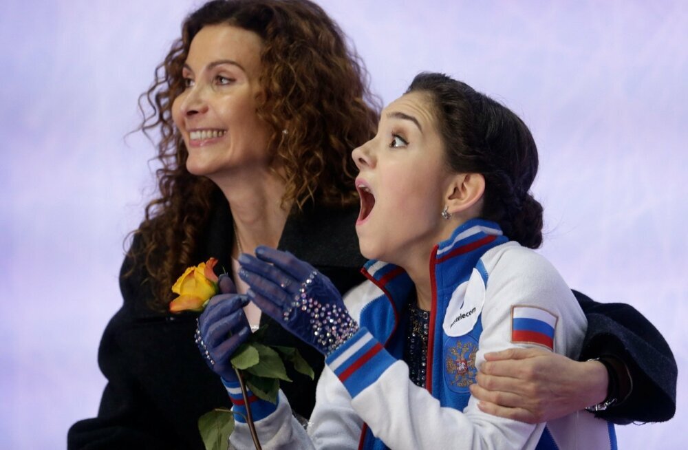 Этери Тутберидзе и Евгения Медведева на Чемпионате Мира 2016. Фото с сайта rus.delfi.ee