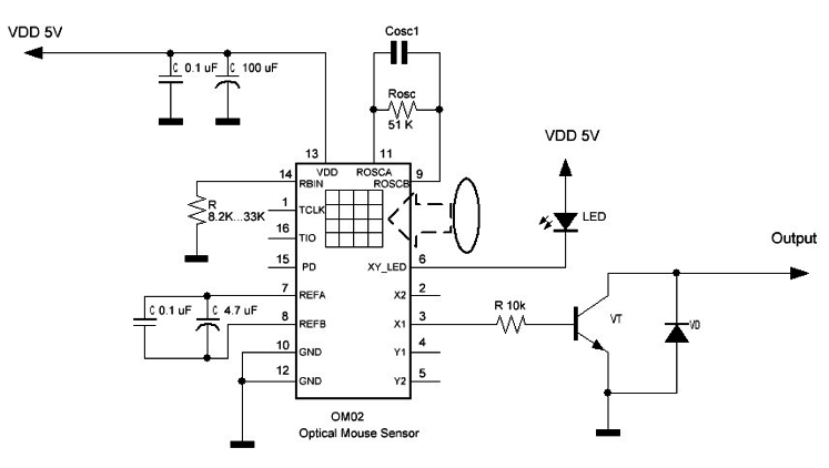 Схема мышки компьютерной usb