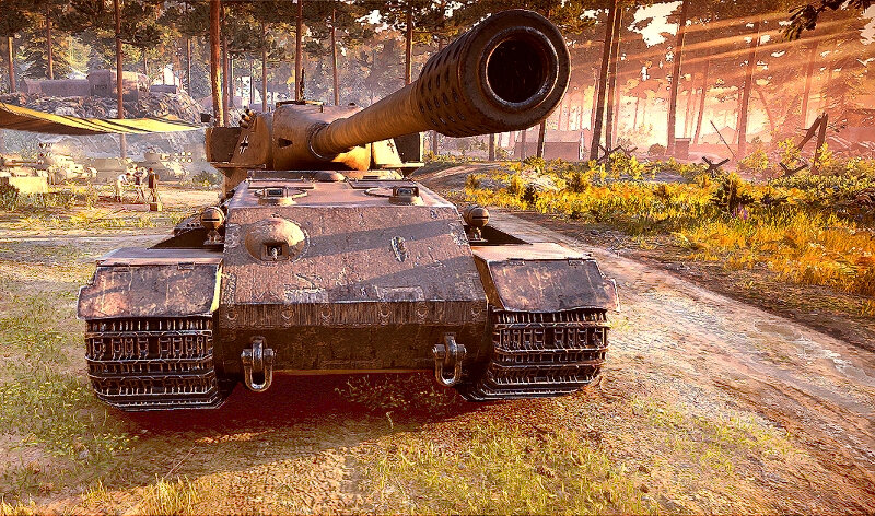 Немецкий тяжёлый танк X уровня Pz.Kpfw. VII.