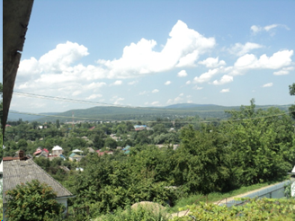 Вид на город