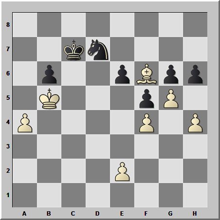 Белые начинают и выигрывают