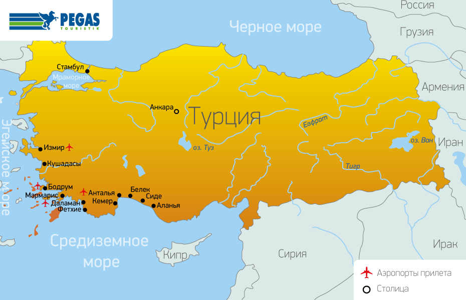 Турция на карте 5