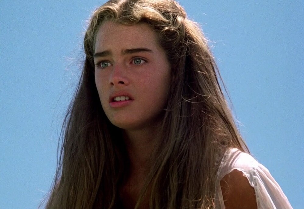 Брук Шилдс в 14 лет в фильме «Голубая лагуна»