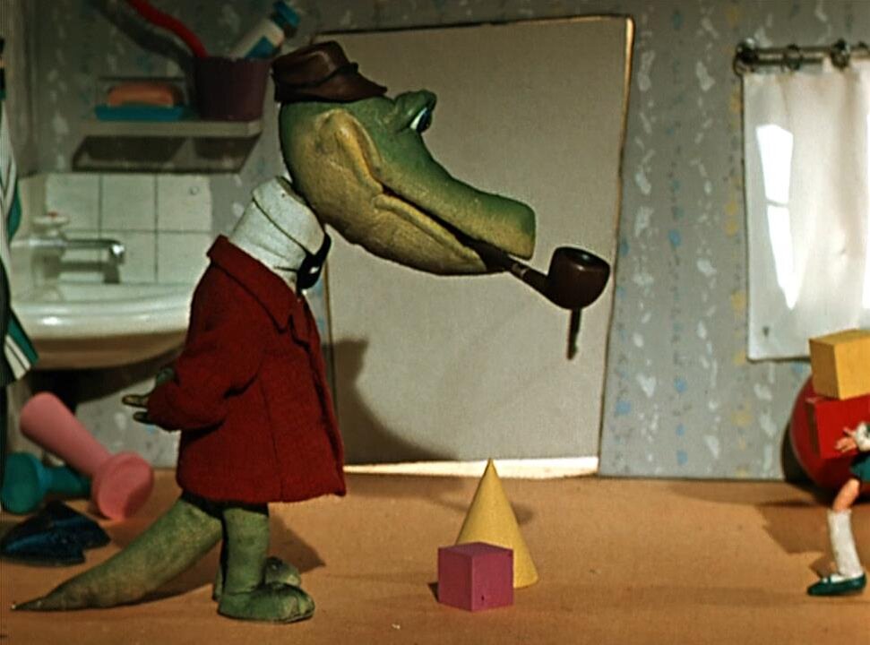 Кадр из мультфильма "Чебурашка и Крокодил Гена"