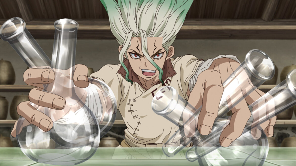 Dr stone манга цветная фото 66