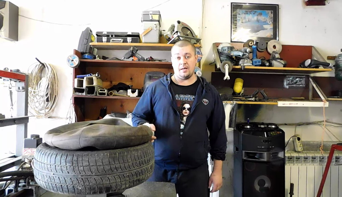 Самодельный пневмодомкрат из автомобильной камеры и покрышки | AVTO ...