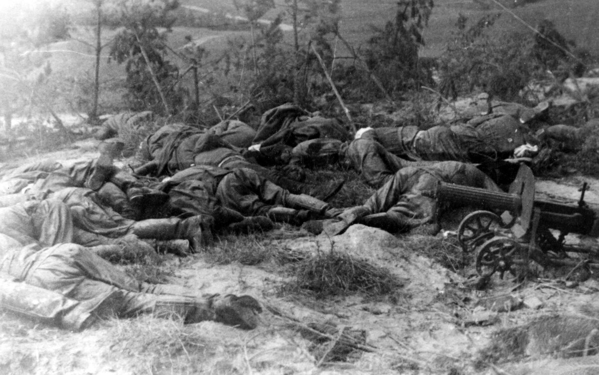 Погибшие советские солдаты 