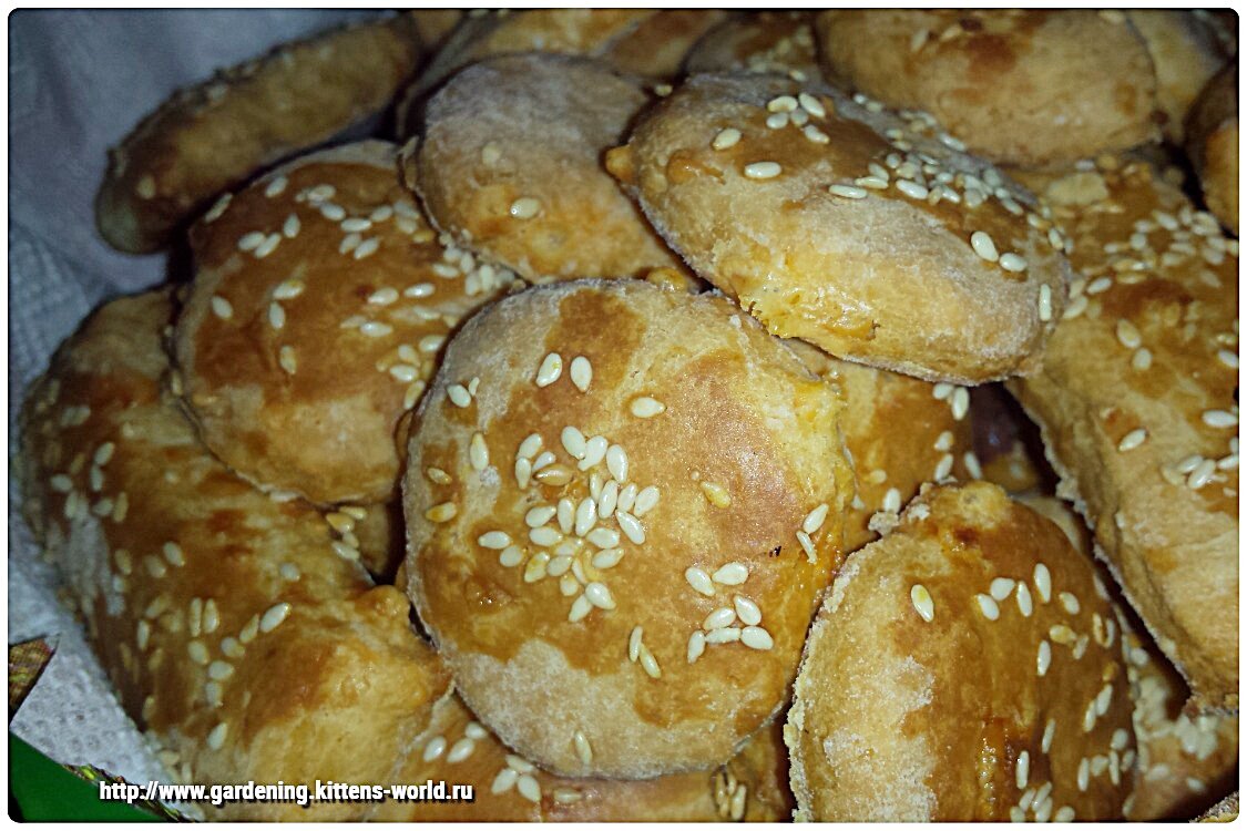 Приготовление сырного печенья с кунжутом