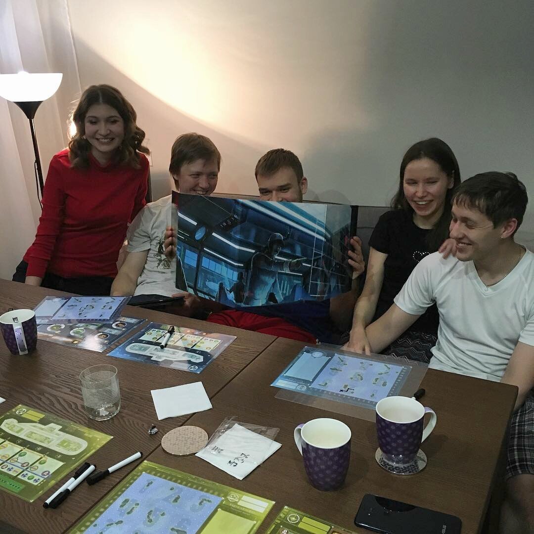 "Капитан СОНАР" вшестером играется просто на 5+!