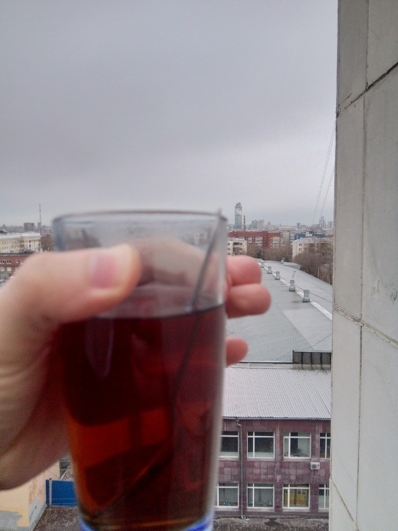 кофе и балкон 