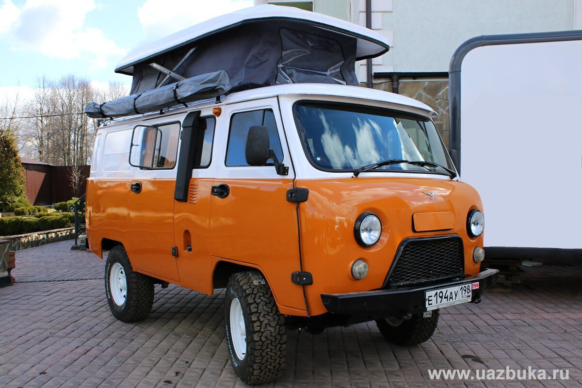 Автодом УАЗ Байкал с подъемной крышей