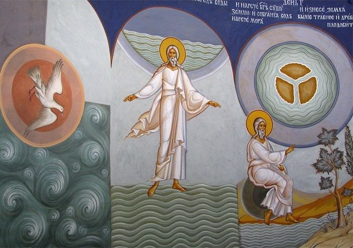 Сотворение мира. День 1,2,3. Христорождественский собор в Мытищах.