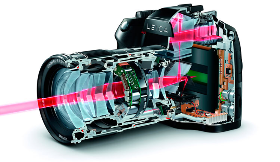 Принцип формирования изображения в зеркальном аппарате. Фото из сети интернет. 