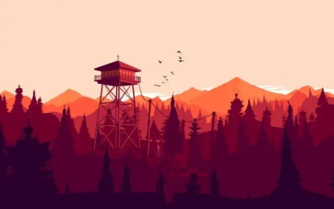 Одна из обложек игры Firewatch