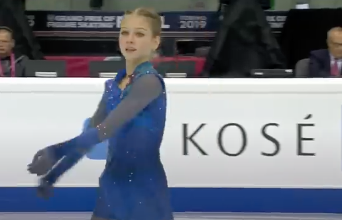 Александра Трусова. Источник - youtube.com