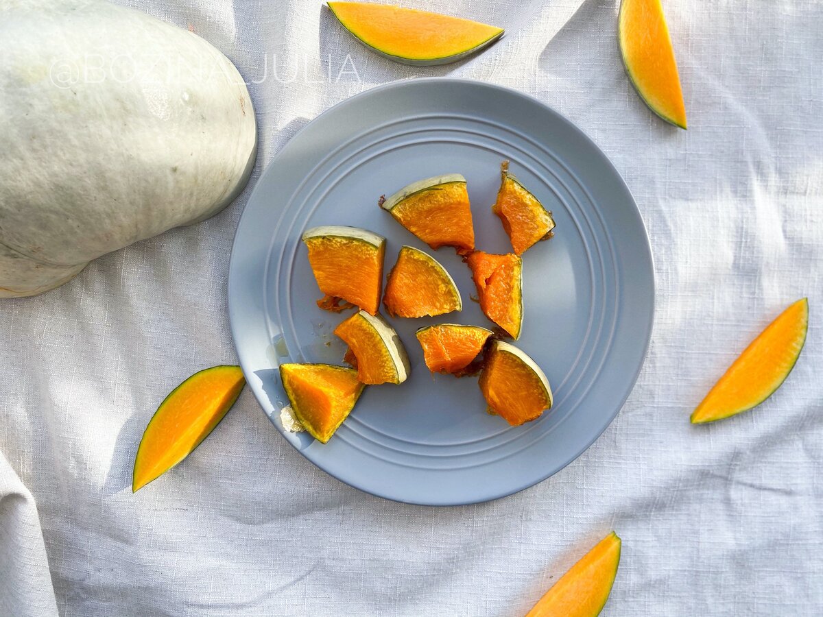 Готовая тыква из духовки