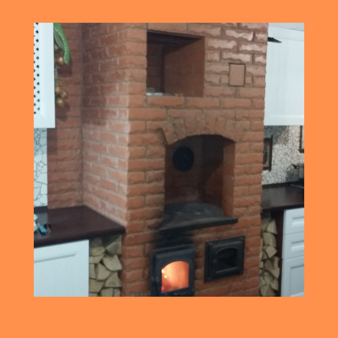 Печь шведка в нашем доме