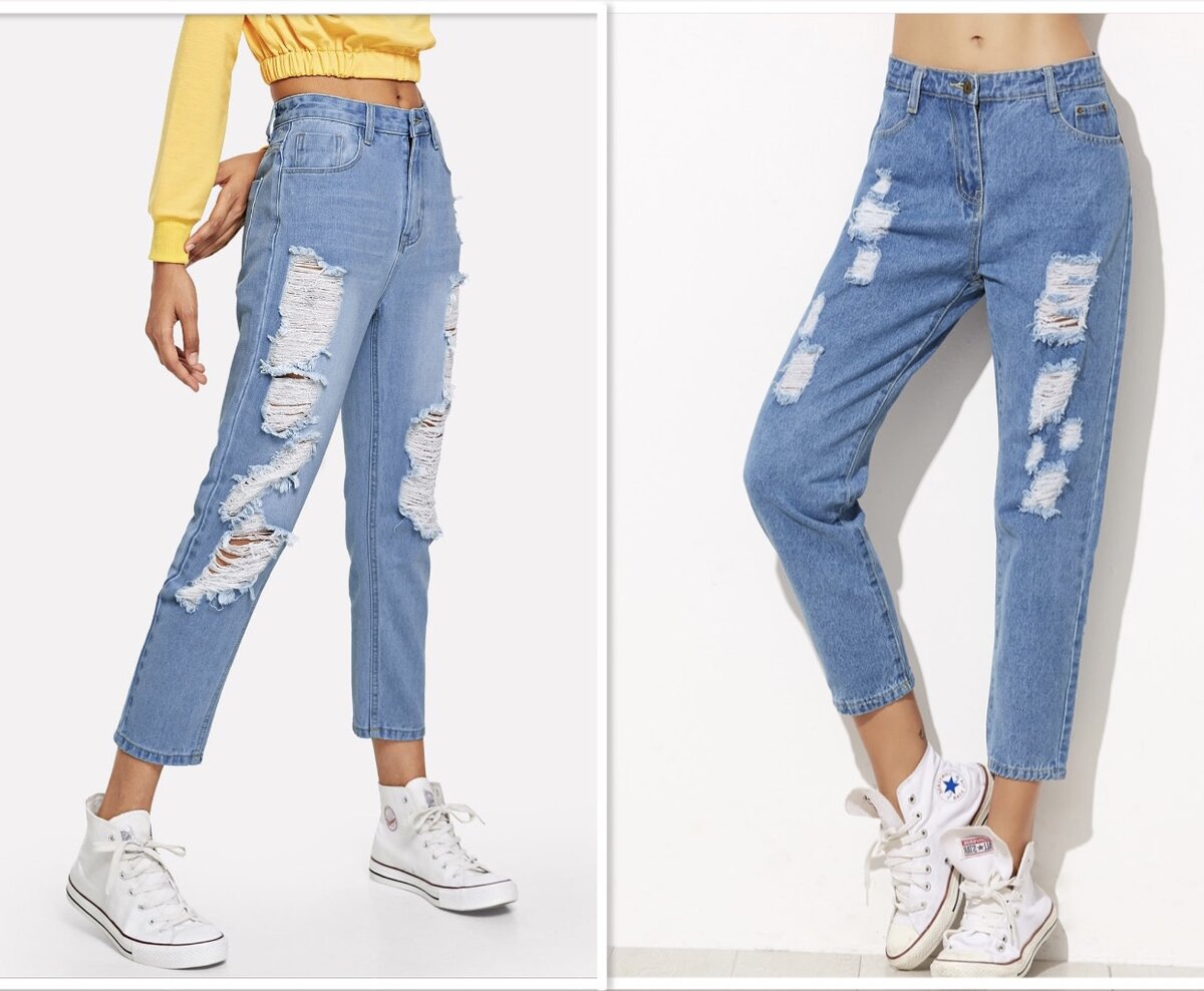 Рваные джинсы 