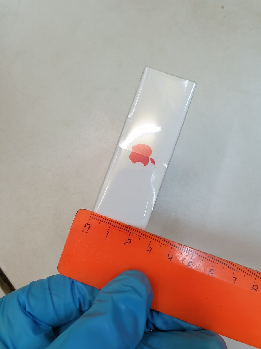 Толщина новой коробки iphone XR