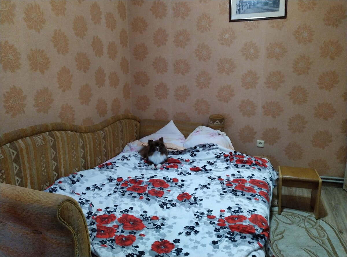 Большая тахта. Настолько большая, что спали как будто на разных кроватях, не касаясь друг друга