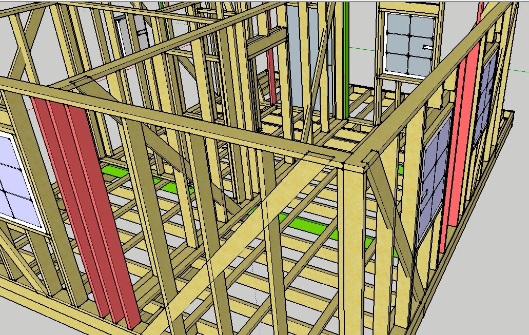 стены каркасного дома