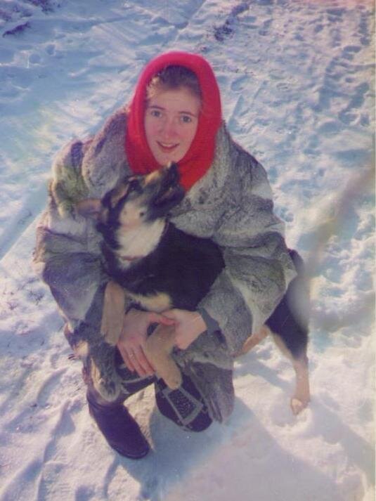 я со своей самой первой собственной собакой (фото из личного архива)