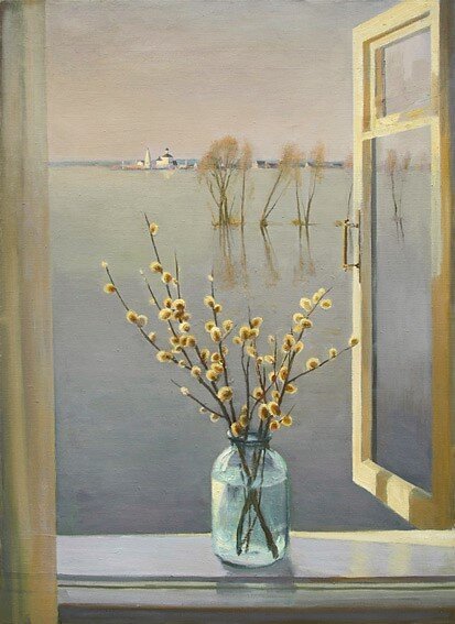 Бугаев А.Т., «Весенние воды», 1999, холст, масло