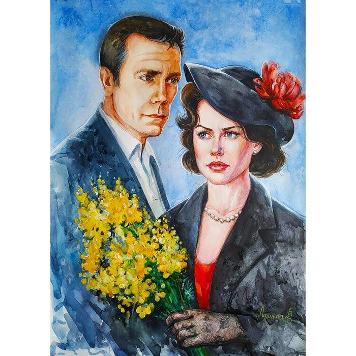  Мастер и Маргарита  (   рисунок взят со  страницы в instagramm, ссылка:  https://www.instagram.com/katty_li_/?hl=id     )