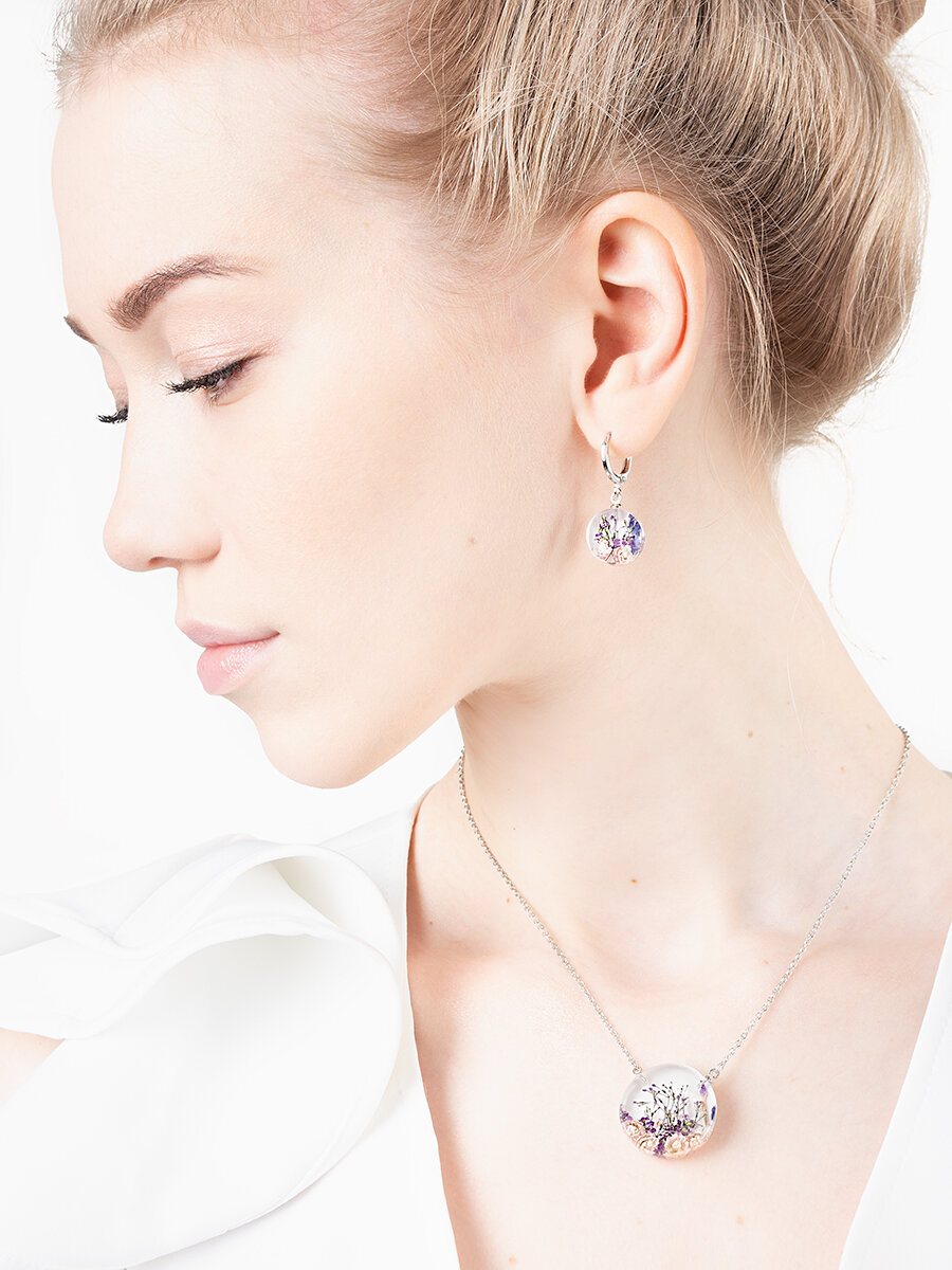 Подвеска на сайте Вайлдберриз артикул 21223572, серьги  21224022.