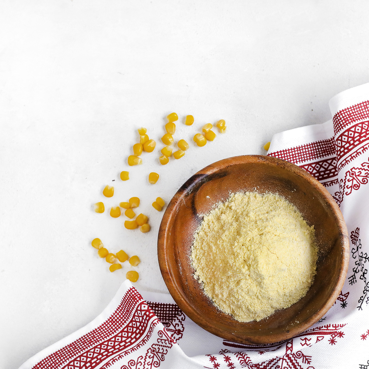 Кукурузная мука идеально подходит для панировки