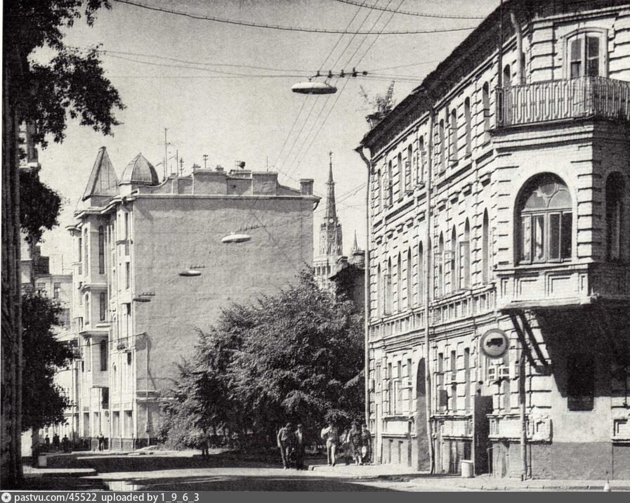 Южинский переулок, 1984 г. Источник: «Строительство и Архитектура Москвы».