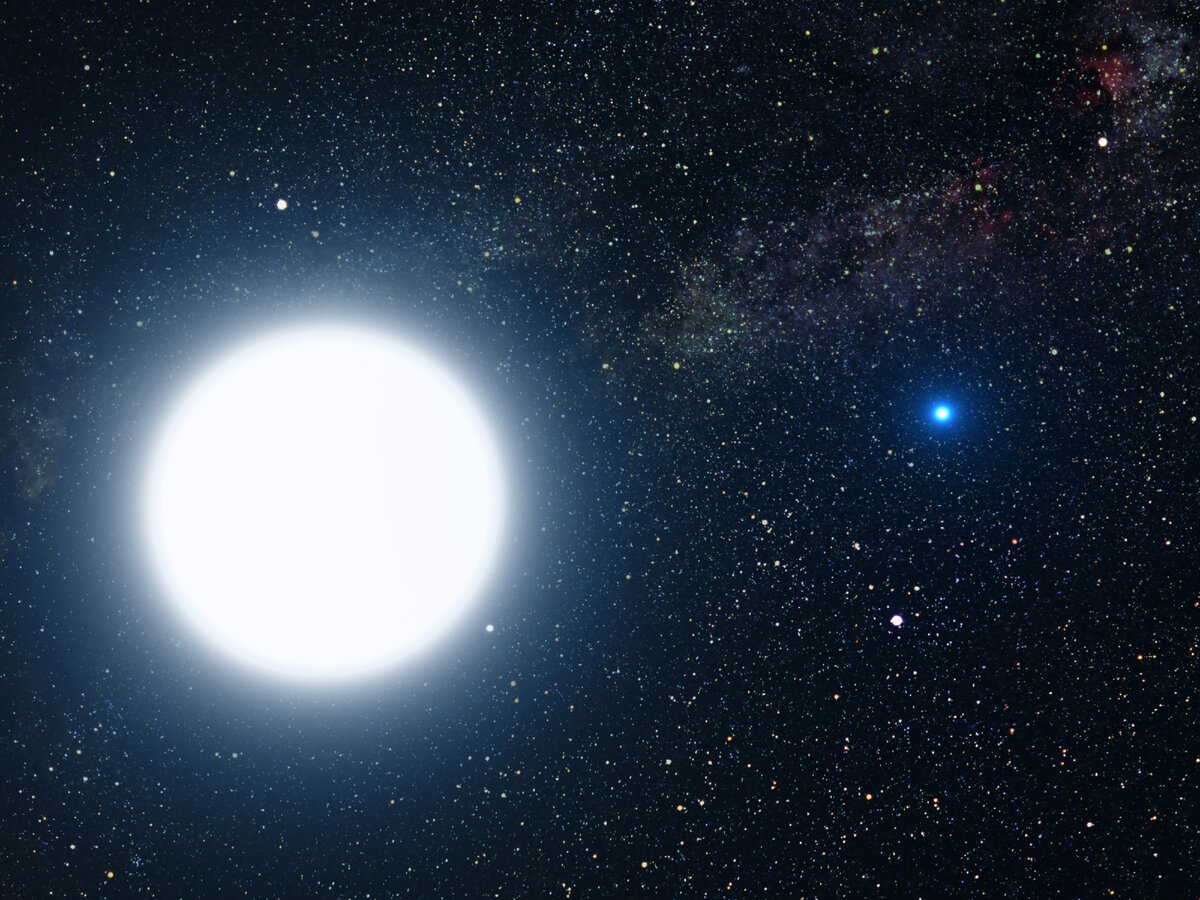 Белые карлики были когда-то обычными звездами, но у них закончилось топливо для термоядерной реакции и они сжались до маленьких размеров.