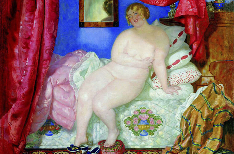 Второй вариант картины «Красавица», 1918 год.