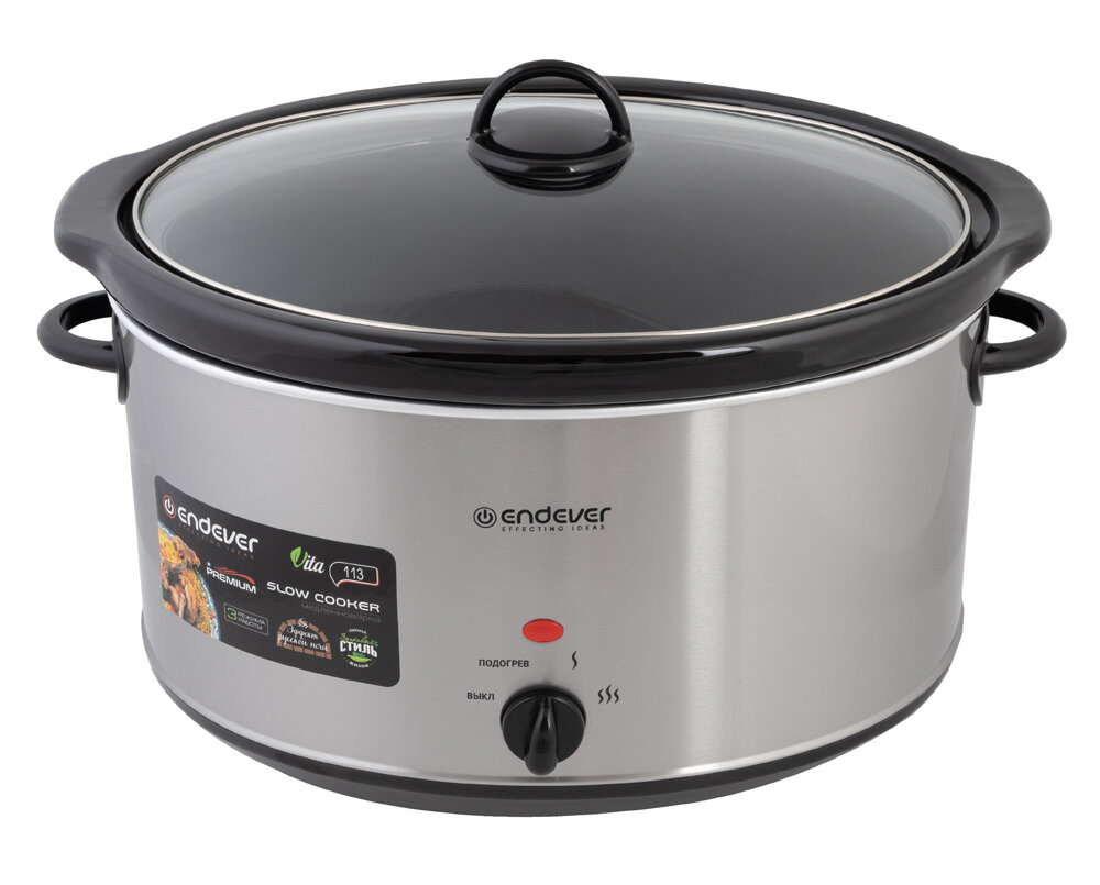 Медленноварка  Endever Vita-113 @ https://www.ixbt.com/live/chome/medlennovarki-endever.html