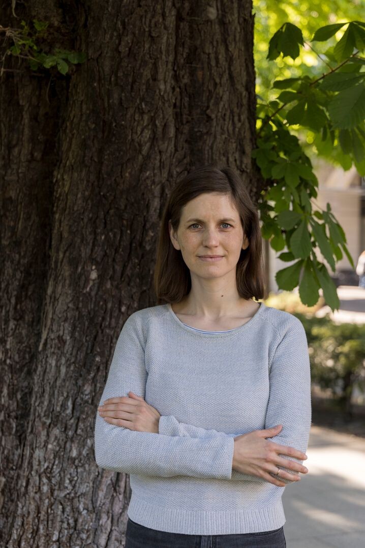 Надя Эмке, врач берлинского Шарите: «Обнаружение неизвестных ранее изменений» Фото: Аника Бюссемайер / DER SPIEGEL  