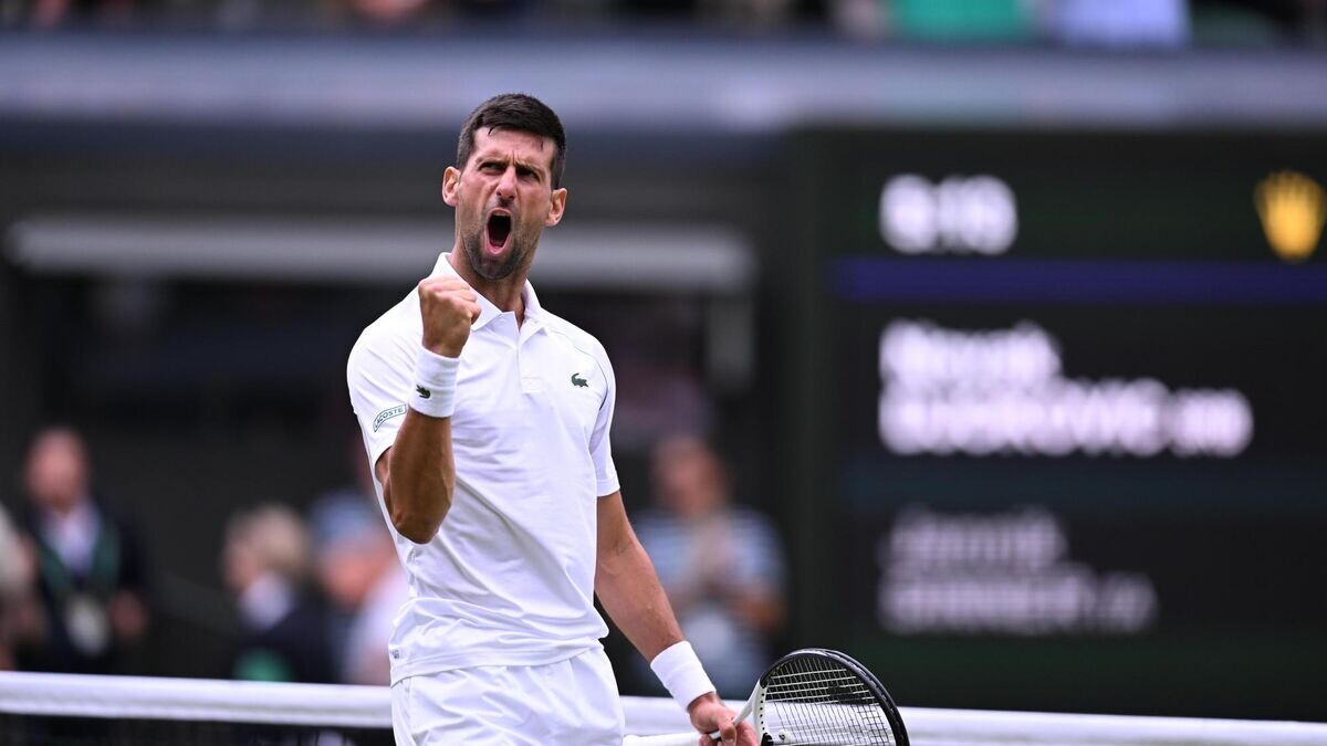    Новак Джокович© пресс-служба Уимблдонского турнира