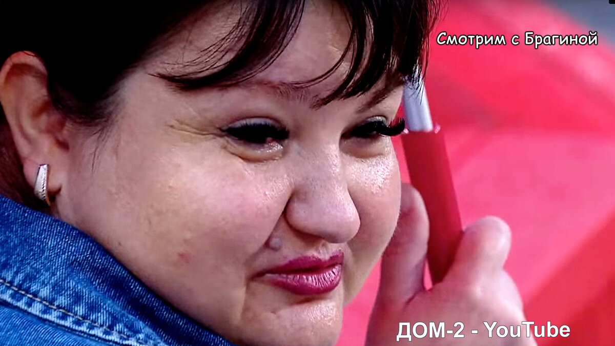 Мама Ани Самониной, кадр эфира