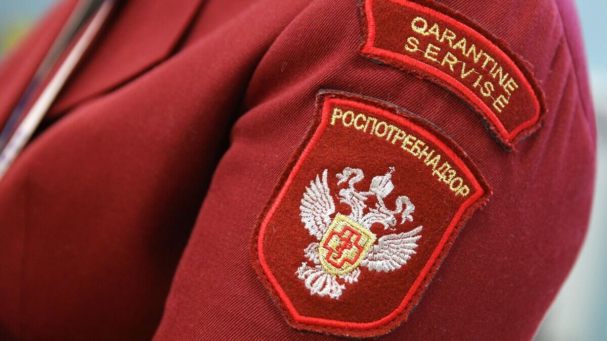    Шеврон сотрудника Роспотребнадзора© РИА Новости / Виталий Тимкив