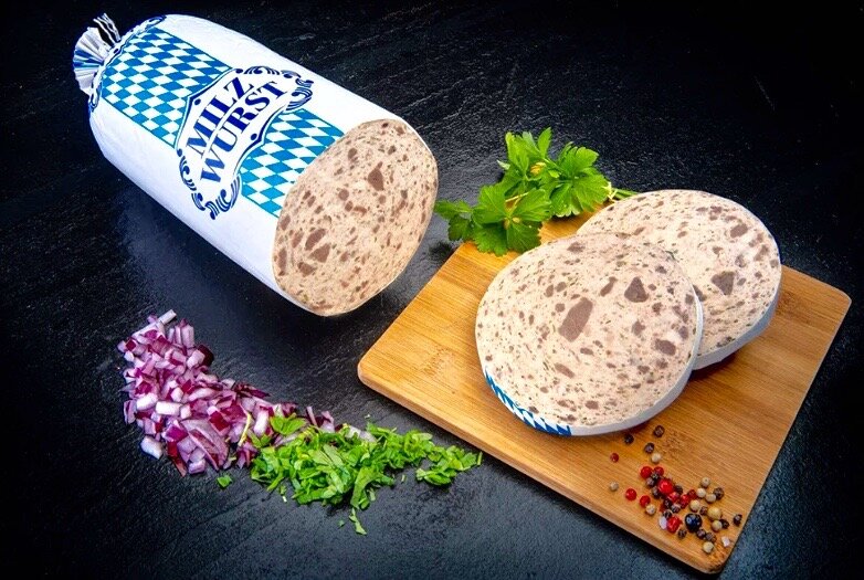 Мильцвурст. Промышленная колюаса с селезенкой.