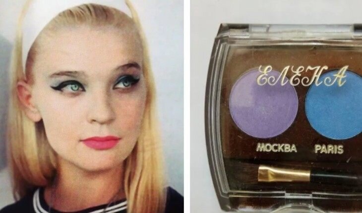 Тени Елена - были очень популярны и продавались везде! 