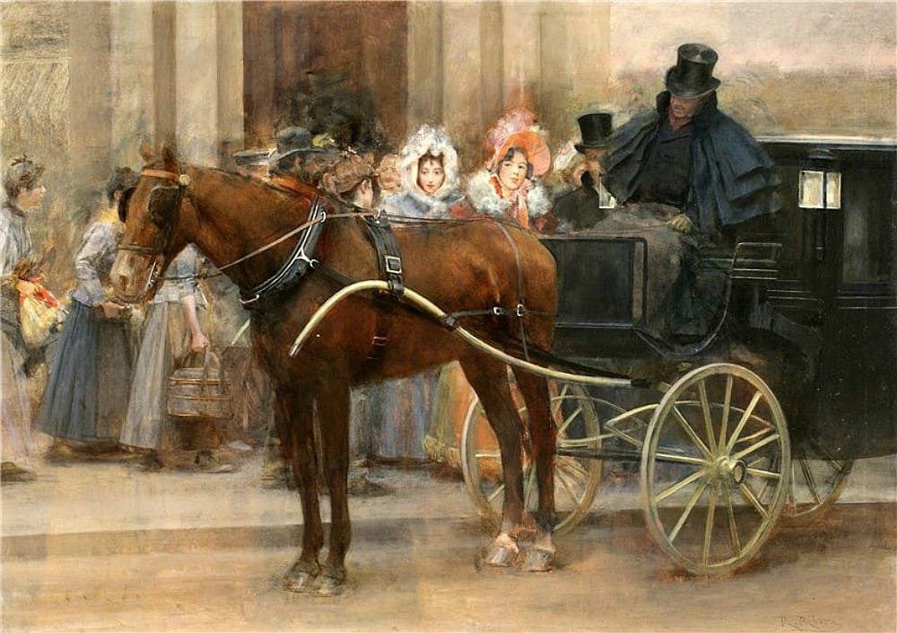 Жизнь в экипаже. Роман Рибера. Roman Ribera Carrera художник. Roman Ribera Cirera (Spanish, 1849-1935). Роман Рибера Сирера ( Рома Рибера) (Romаn Ribera Cirera),1848-1935.