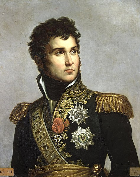 Жан Ланн (1769-1809), 1-й герцог Монтебелло, маршал Французской империи во время наполеоновских войн. Портрет, написанный маслом на холсте Жюли Вольпельер по оригиналу Антуана-Франсуа Жерара, 1834 год. 
В Музее Арме, Париж.