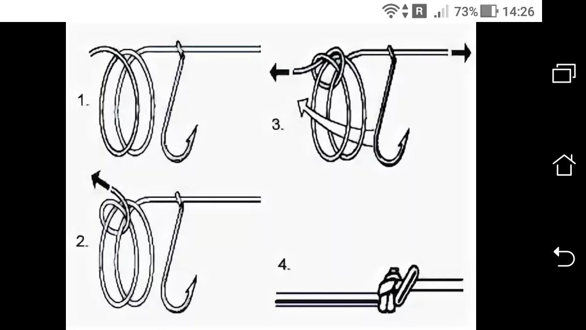 Как завязать рыболовный крючок на леску правильно