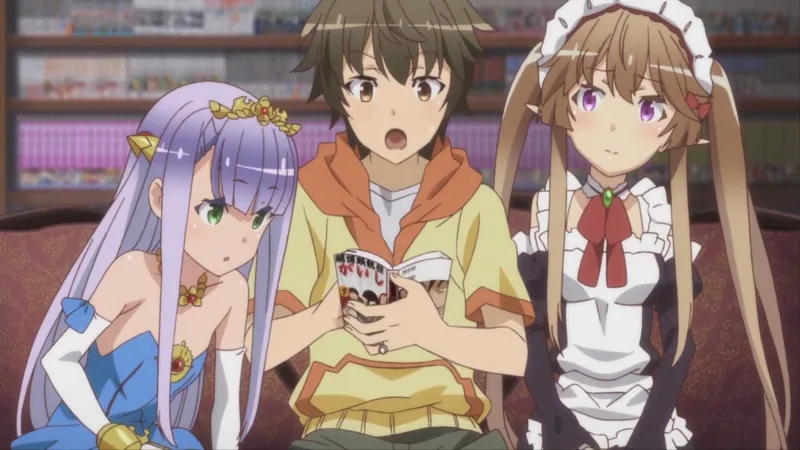 Скрин из аниме Outbreak Company