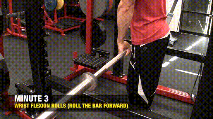 Крутите без остановки в течении одной минуты. 